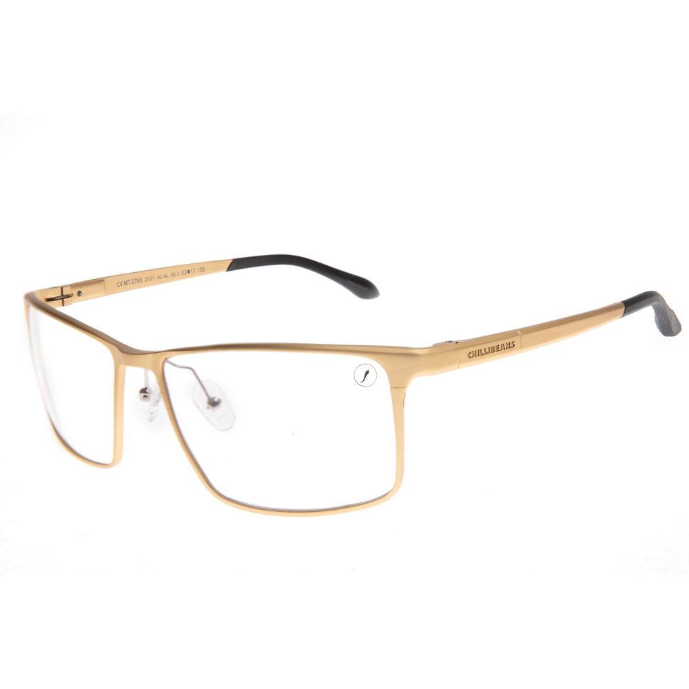 LV.MT.0765-2121.1 Armacao Para Oculos De Grau Masculino Chilli Beans Quadrado Dourado -2-.jpg